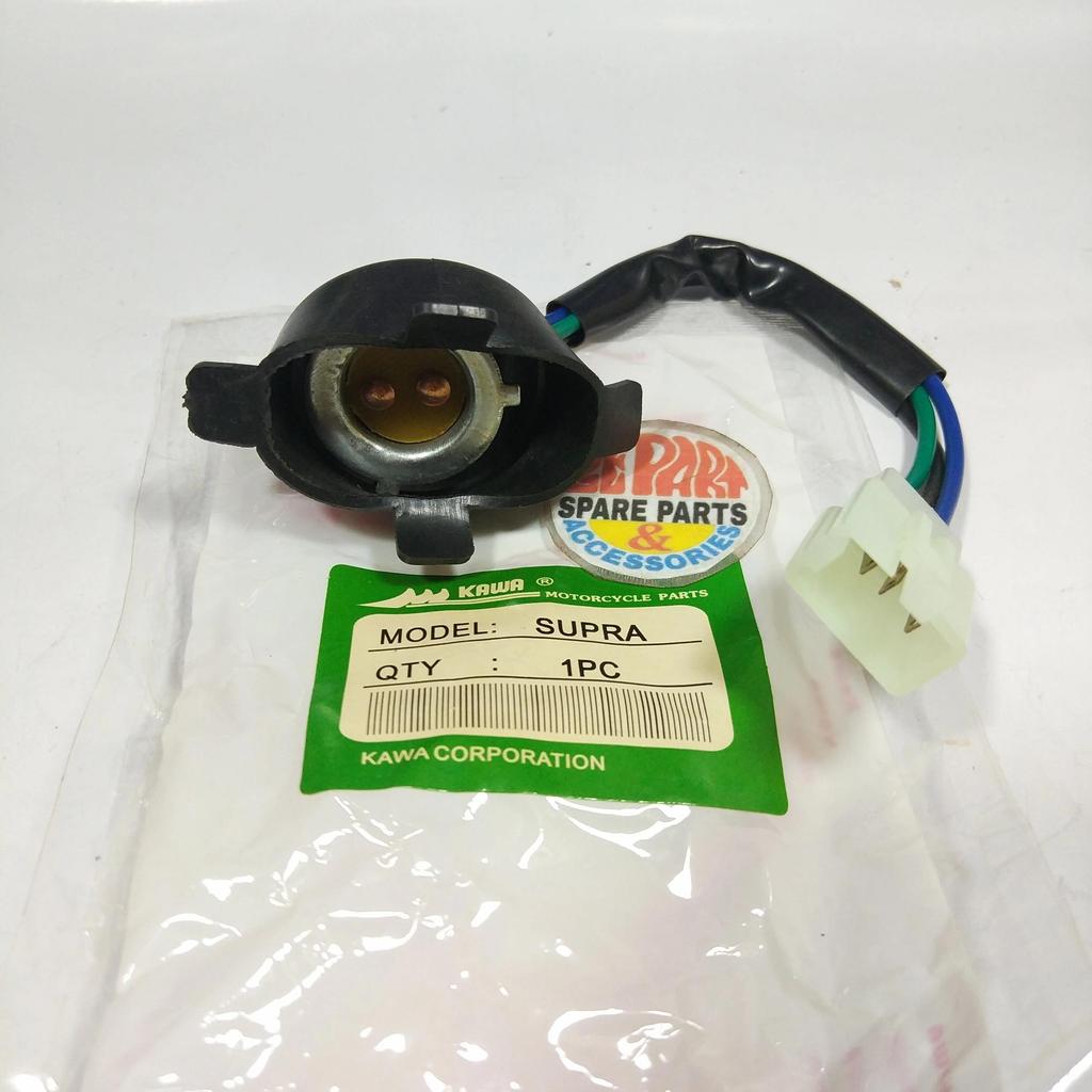 Supra Grand Beat KW ข้อต่อไฟหน้า คอปหลอดไฟหน้า