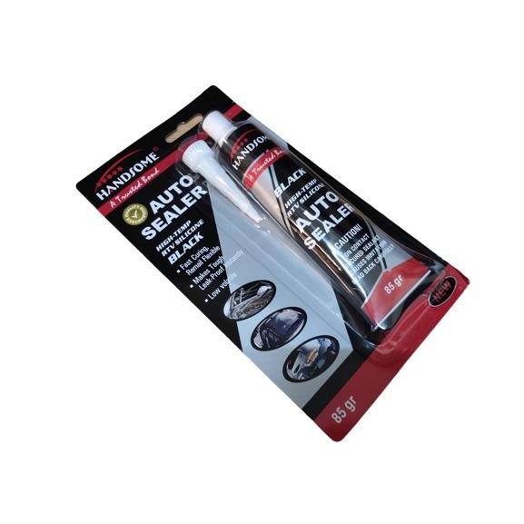 DDS480 - HANDSOME ขนาดใหญ่สีดํา Auto Sealer กาวหลอด 85 กรัมกาวแก้วซิลิโคนซีลยาง 85gr สีดํา HANDSOME 