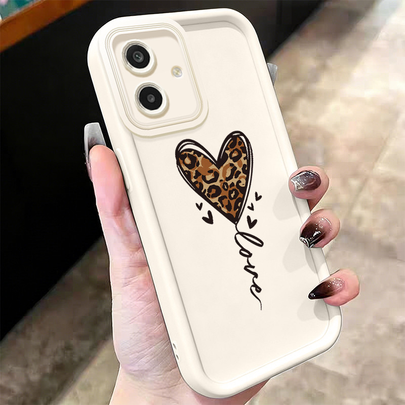 เคสสำหรับ Samsung A07 M07 F07 F70E 5G M17E 5G เคสโทรศัพท์บุคลิกรูปหัวใจซิลิโคนซอฟต์เชลล์กันกระแทก