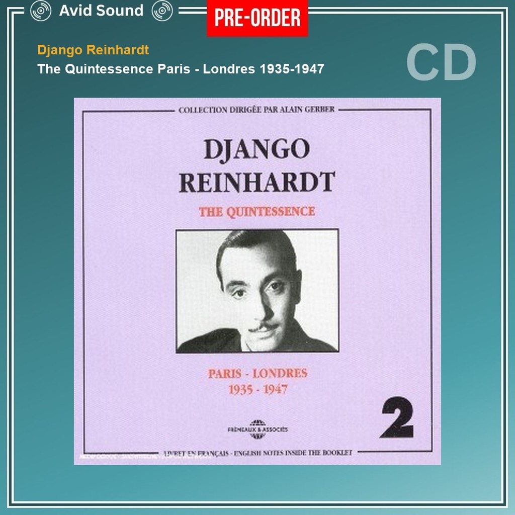Pre-Order CD แผ่นซีดี Django Reinhardt The Quintessence Paris - Londres 1935-1947 ใหม่ ซีล Django Re
