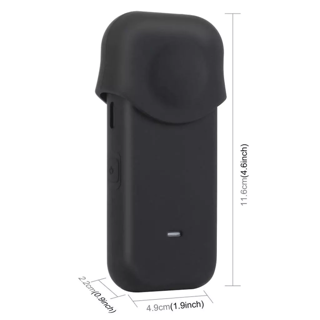 PULUZ เคสซิลิโคนกันฝุ่นพร้อมฝาครอบเลนส์สำหรับ Insta360 ONE X2 thumbnail 5
