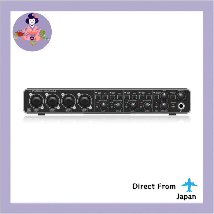 อินเทอร์เฟซเสียง USB ของ Bellinger 4 ช่อง 4 ช่อง 24 บิต 192kHz UMC404HD [Direct from Japan]