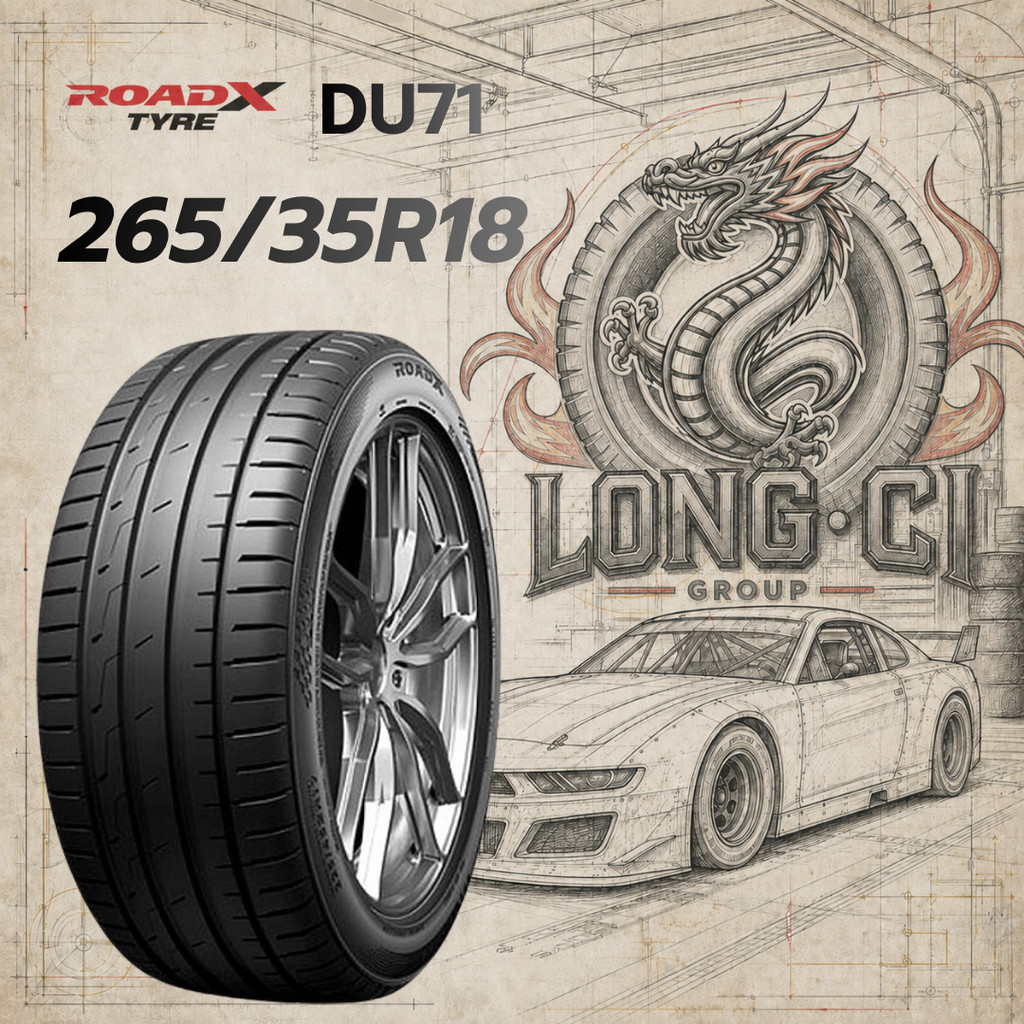 ยาง 265/35R18 ROADX รุ่น DU71 ราคาต่อเส้น ปี 2026