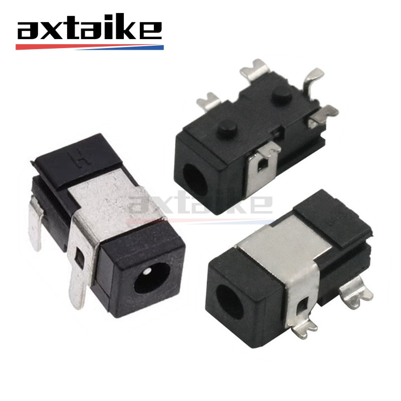 10PCS DC-011 2.5*0.7 มม.5Pin DIP SMD DC Power Socket Jack Adaptation Power หญิงปลั๊ก 2.50.7 อะแดปเตอ