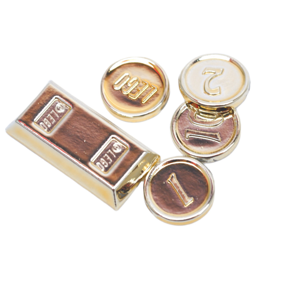 Ploybrick |ราคา/ชิ้น| Accessories อะไหล่ Chrome Gold 4 Coins and Gold bar เหรียญทองกับทองคำ
