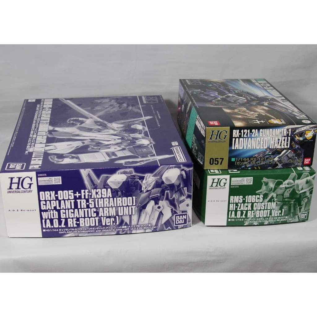【Direct from Japan】กันพลา HG A.O.Z Flylu Gigantic Hazel Hizack【Japan Exclusive】
