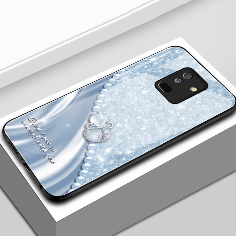 เคสสำหรับ Samsung A6+ 2018 J8 2018 J7 pro J6 Plus 2018 J6 Prime เคสโทรศัพท์ฝักหรือหูรูไข่มุกเปลือกแก