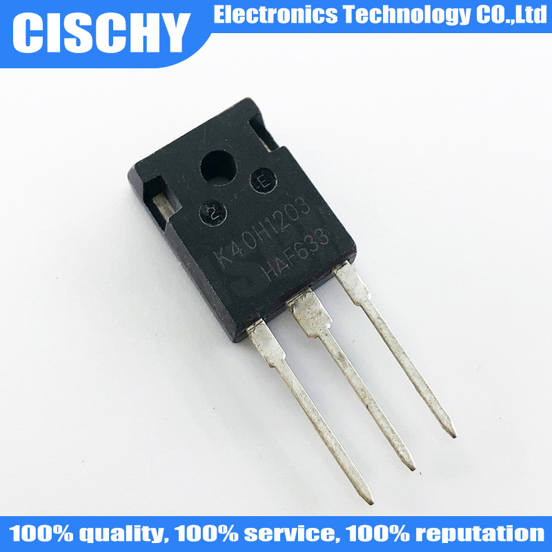 5 ชิ้น/ล็อต IKW40N120H3 K40H1203 TO-247 IKW40N120 40N120 TO247 1200V ในสต็อก
