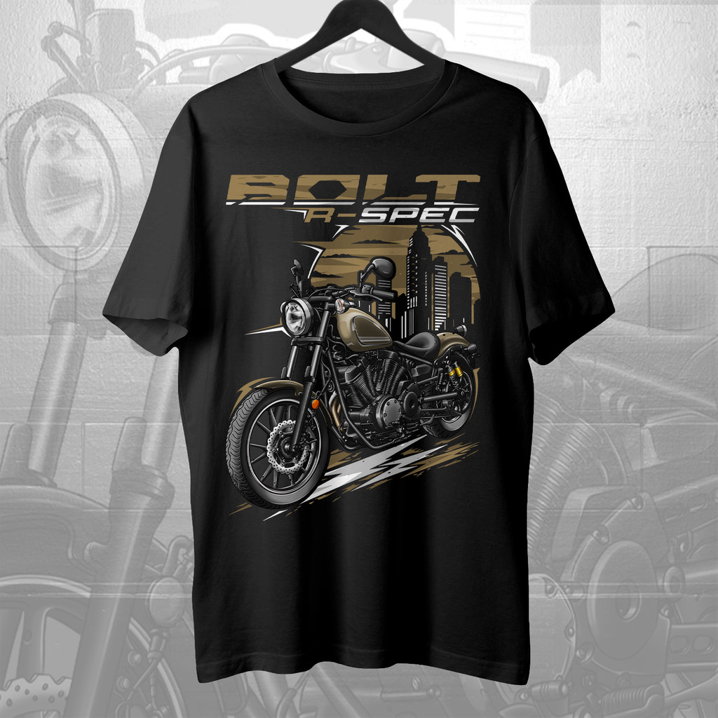 เสื้อแข่งเสื้อยืด Yamaha Bolt R-Spec