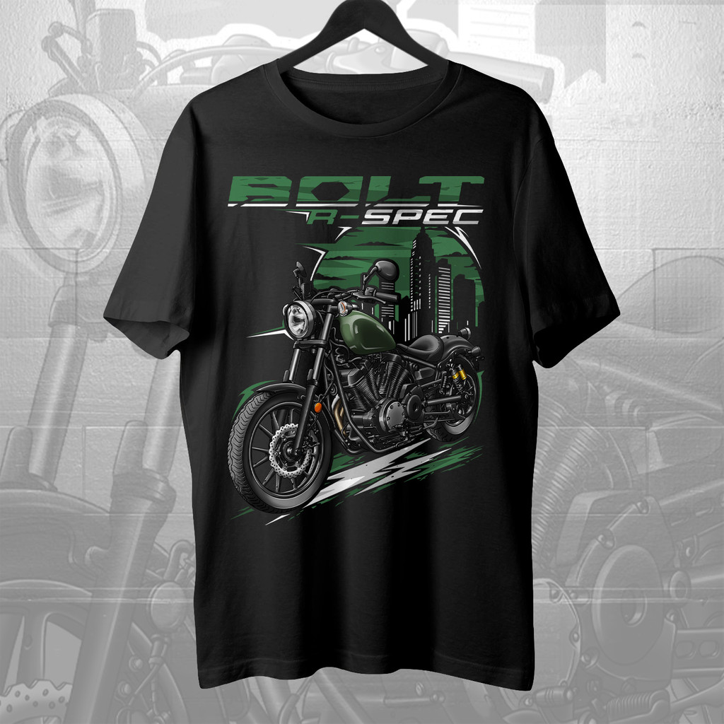 เสื้อแข่งเสื้อยืด Yamaha Bolt R-Spec
