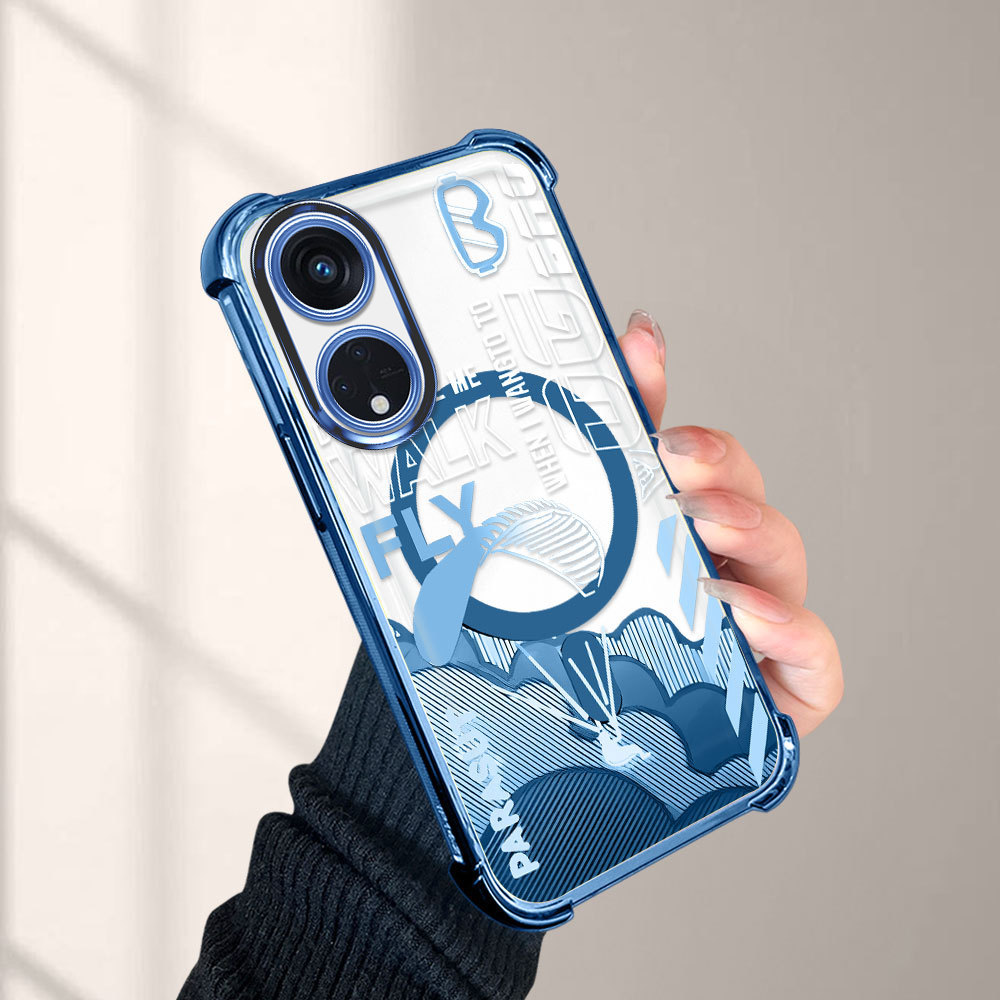 กันกระแทก เคส For OPPO Reno 8T 5G เคสโทรศัพท์ เคสนิ่ม เคสกันกระแทก Soft TPU FS 2158