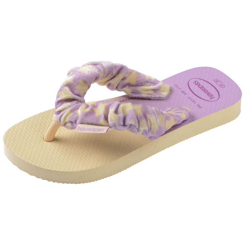 HAVAIANAS شبشب أطفال Fluffy — كريمي — صورة 6