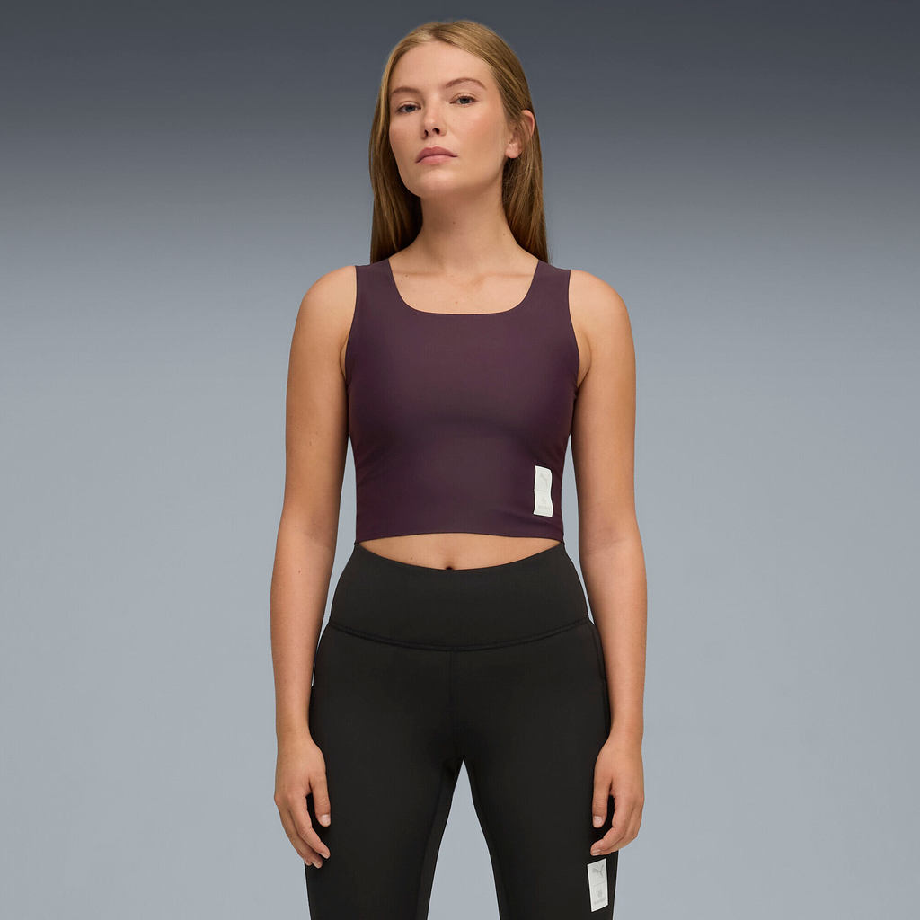 PUMA Running PUMA x SAYSKY เสื้อวิ่งทรงครอปสำหรับผู้หญิง สีม่วง - 52755988 — صورة 2
