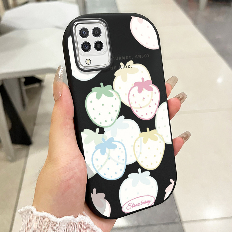 เคส ใช้ได้กับ Samsung A22 M22 M32 เคสผลไม้น่ารัก