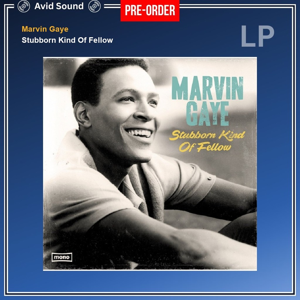 Pre-Order แผ่นเสียง Marvin Gaye Stubborn Kind Of Fellow ใหม่ ซีล Marvin Gaye Vinyl LP