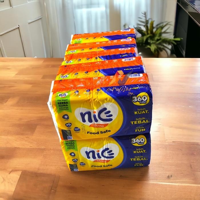 Swa4u กระดาษเช็ดหน้า Nice Living 2Ply 360 Strands 8 แพ็ค / 10 แพ็คกระดาษทิชชู่