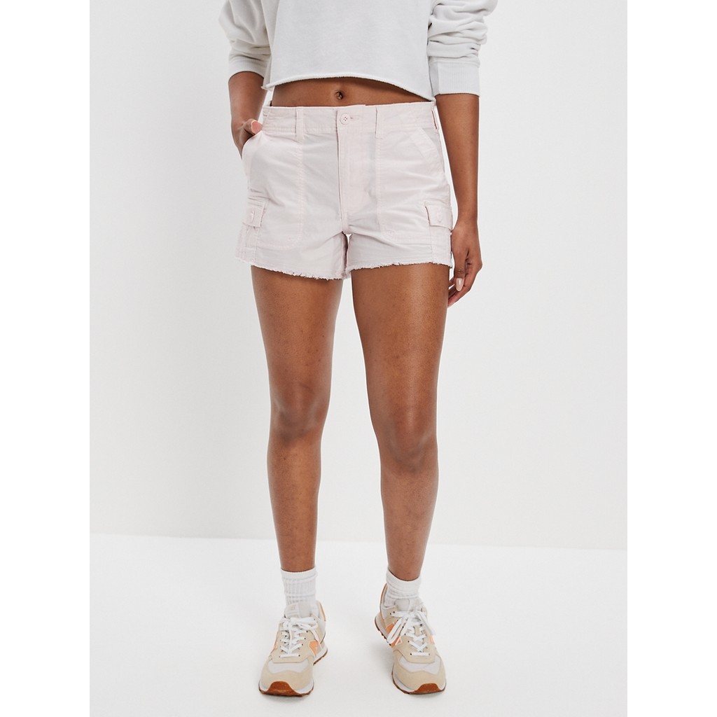 American Eagle กางเกงขาสั้นผู้หญิง 7545 HIGHEST RISE BAGGY SHORT สี PINK - 033-7545-615