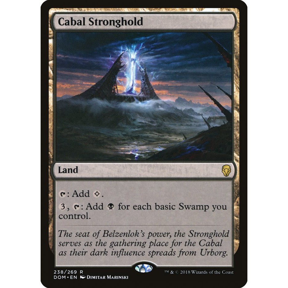 Cabal Stronghold การ์ด Magic the Gathering [MTG] ของแท้