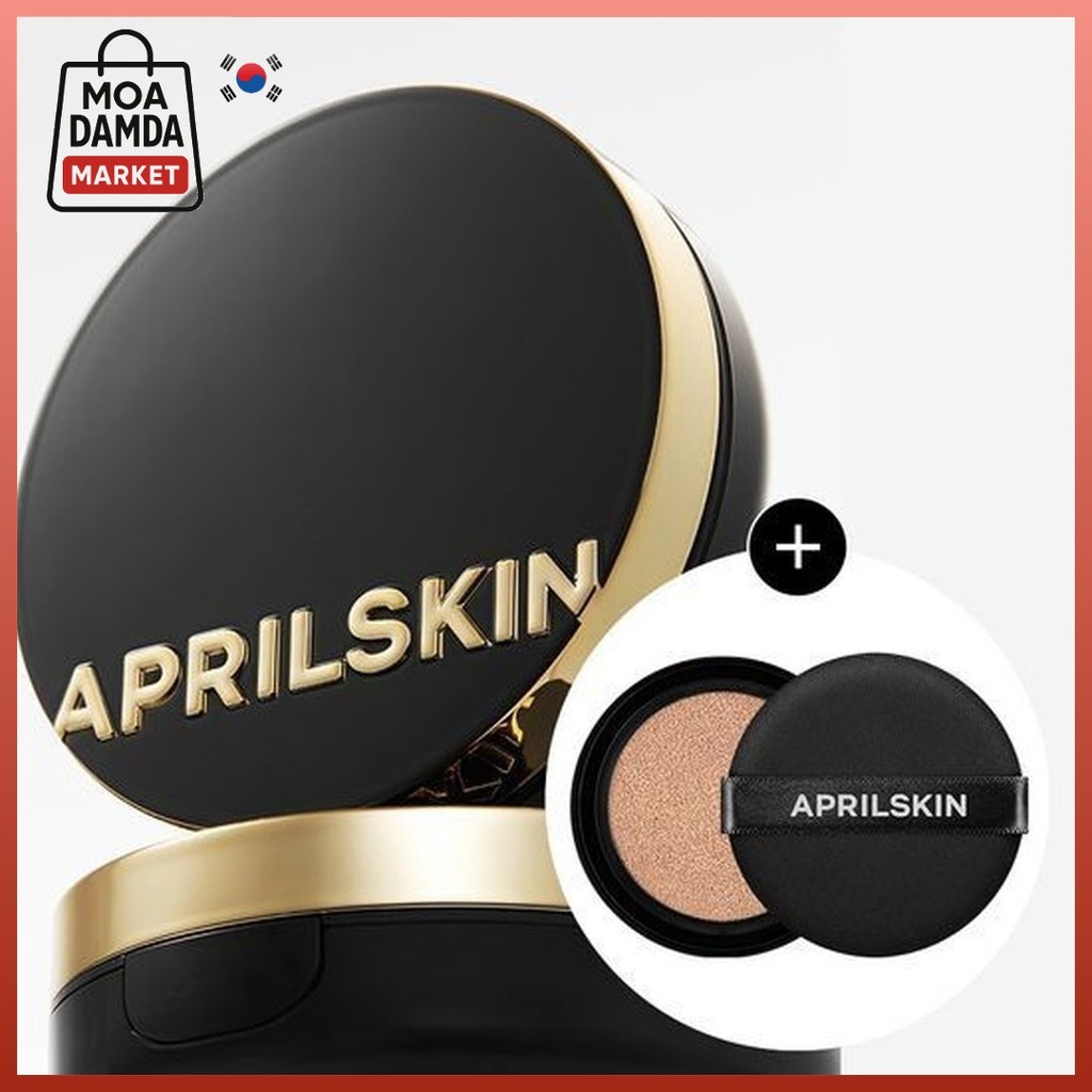 APRILSKIN Magic Snow Cushion 3.0 Black Edition Original + ชุดรีฟิล