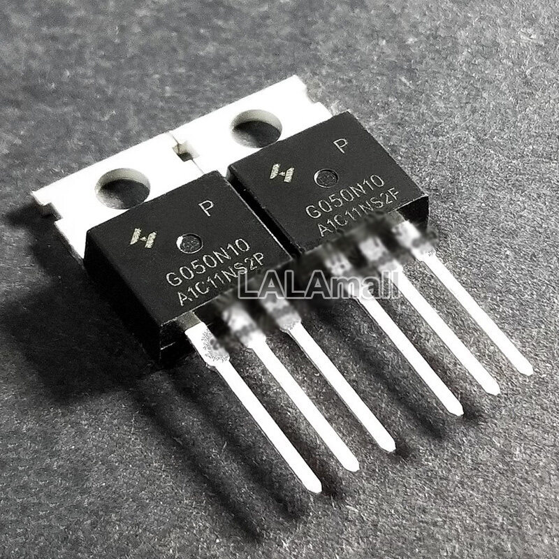 5pcs G050N10 TO-220 HYG050N10NS1P TO220 N-channel 135A/100V MOSFET ทรานซิสเตอร์ใหม่เดิม