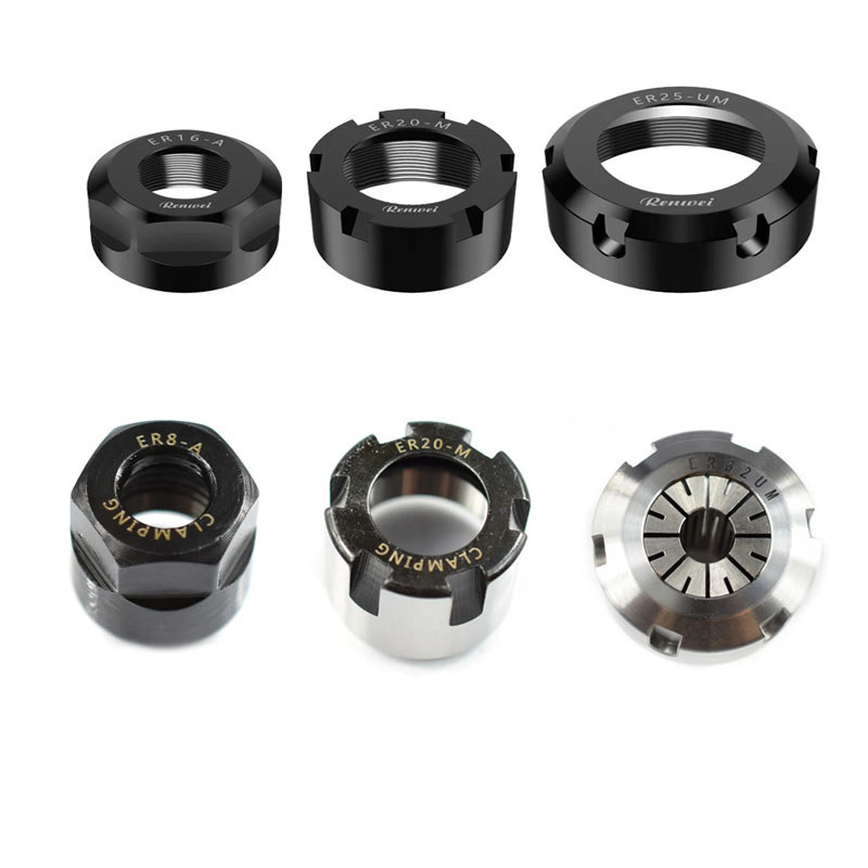 CNC ER OzNut Collet Porca Er8 ER11 ER16 ER20 ER25 ER40 Er32 Um/M/A Nut Sk10 Sk06 Ger16 Ger20 Oz20