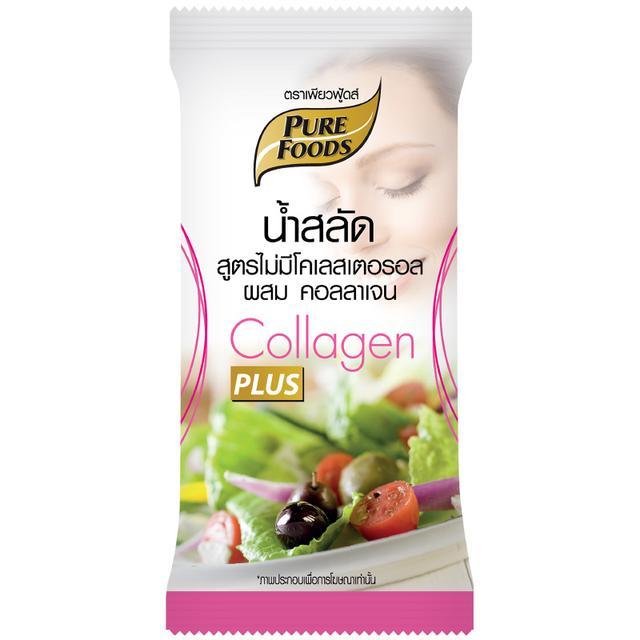 👒 เพียวฟูดส์น้ำสลัดสูตรไม่มีโคเลสเตอรอลผสมคอลลาเจน 50กรัม 🎡 SKU 8853165021432 🛶 Pure Foods Cream Sal