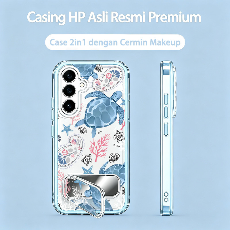 Sea Turtle ปลอก Hp สําหรับ Samsung A27 A56 A57 A36 A17 A07 น่ารัก S22 Ultra A06 4Gs23 Ultra S24 Ultr
