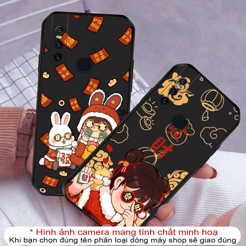 Vivo V15, V15 Pro, V17 Pro เคสยืดหยุ่นสําหรับเทพเจ้าแห่งโชคลาภ