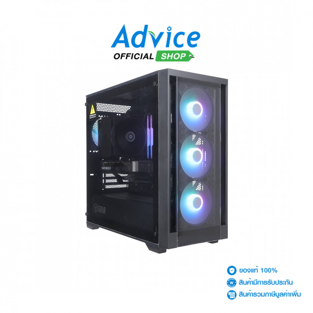 คอมประกอบ Advice : Computer Set intel #i398 i5 14400F RTX5060TI 16GB ZOTAC TWIN EDGE (OC/D7) - A0178