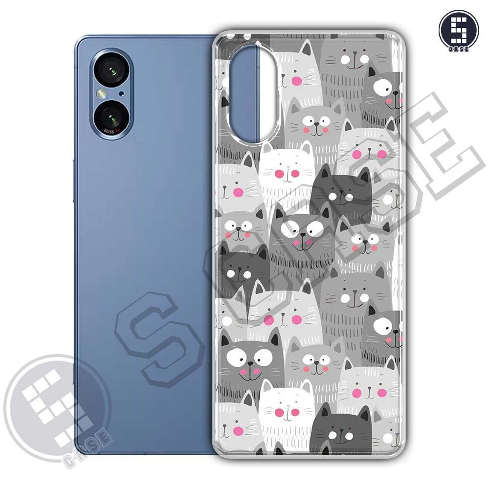 เคสสําหรับ Sony Xperia 5 V, Xperia 5 Mark 5 หลายรุ่น SLC02 Love Cats