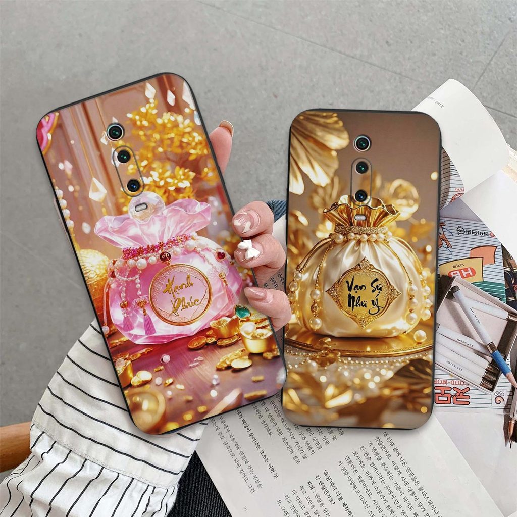 เคส Xiaomi Redmi K20 / K20 Pro / Mi 9T Pro พร้อมกระเป๋านําโชค สันติภาพ ทุกอย่างไปดี โชคลาภ