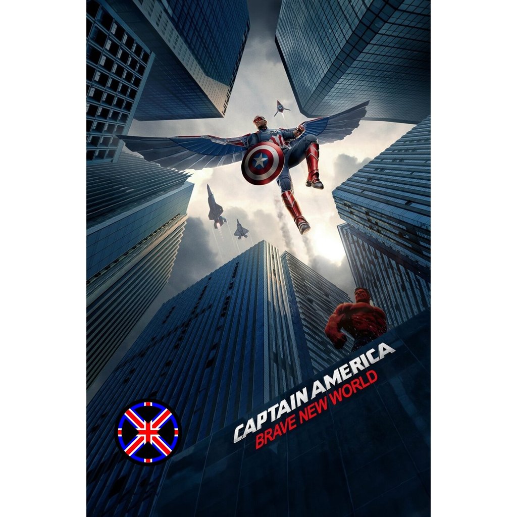 ดีวีดี Movie มีเสียงไทย Captain America Brave New World กัปตัน อเมริกา ศึกฮีโร่จักรวาลใหม่ (2025)