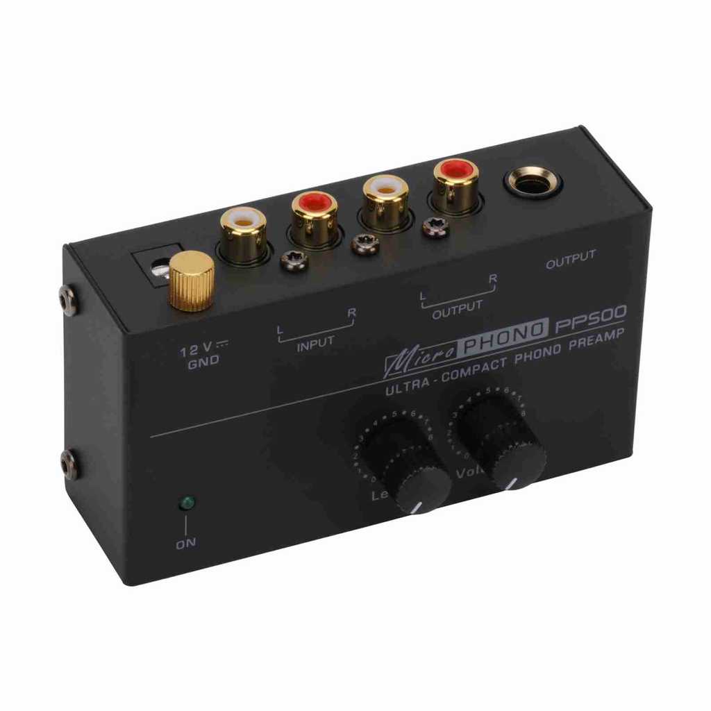 Radith Preamp Phono Preamp ประสิทธิภาพเสียงเสียงรบกวนต่ําขนาดกะทัดรัดพร้อมปุ่มควบคุมระดับและระดับเสี