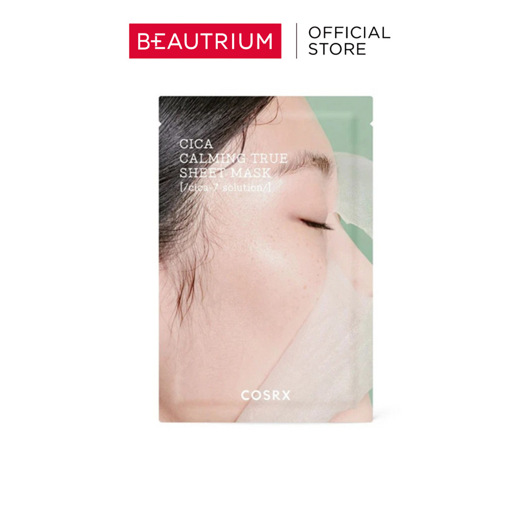 COSRX Cica Calming True Sheet Mask 21ml  ผลิตภัณฑ์บำรุงผิวหน้า