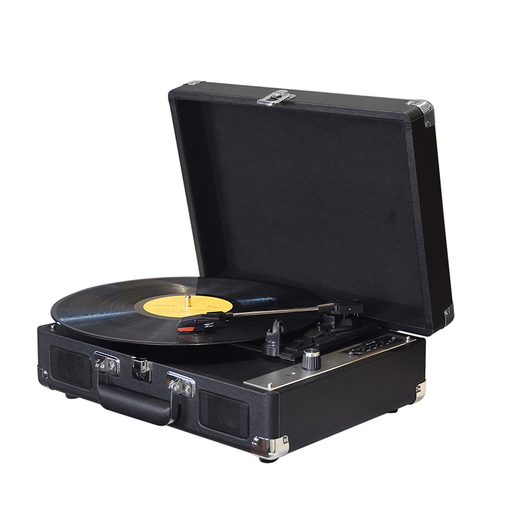 [Rococo1-TH] Vintage Vinyl Record Player BT Phonograph USB Recording 33/45/78RPM Support for 7/10/12