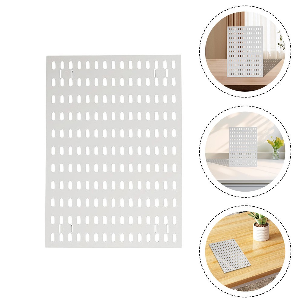 [BIG SALE] ​Pegboard, ที่จัดระเบียบผนัง Pegboard. แผ่นหมุดสีดําสําหรับองค์กรเครื่องมือโต๊ะทํางาน