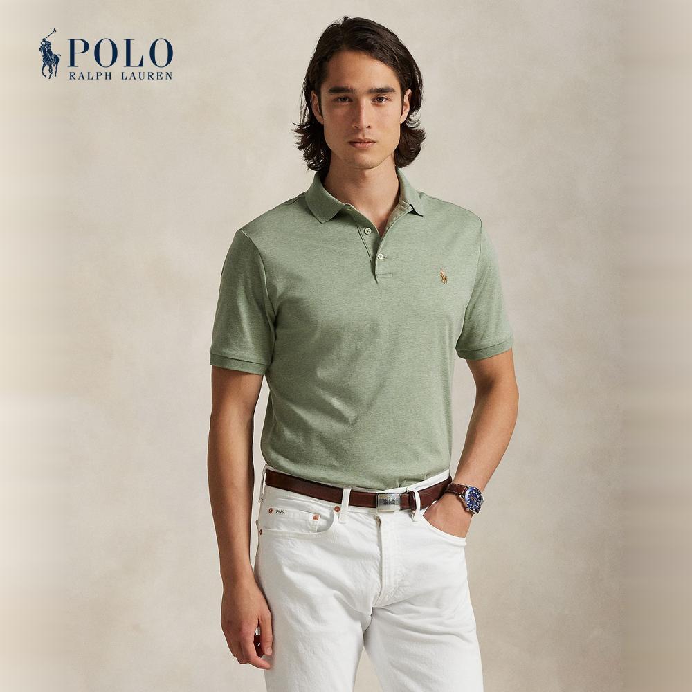 Polo Ralph Lauren เสื้อโปโลผู้ชาย รุ่น MNPOKNI1N823848 สีเขียว