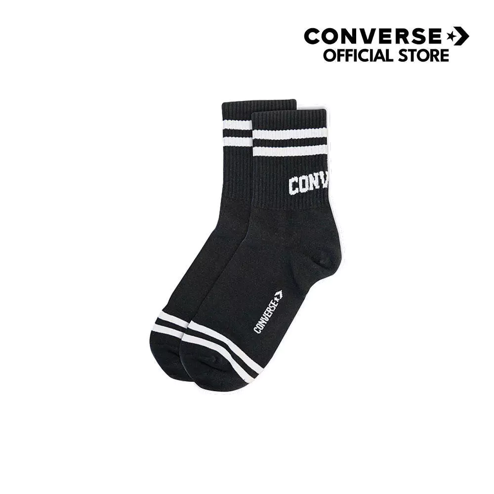 CONVERSE ถุงเท้า HIGH STREET LONG SOCKS BLACK 1120791AU_H4BKXX