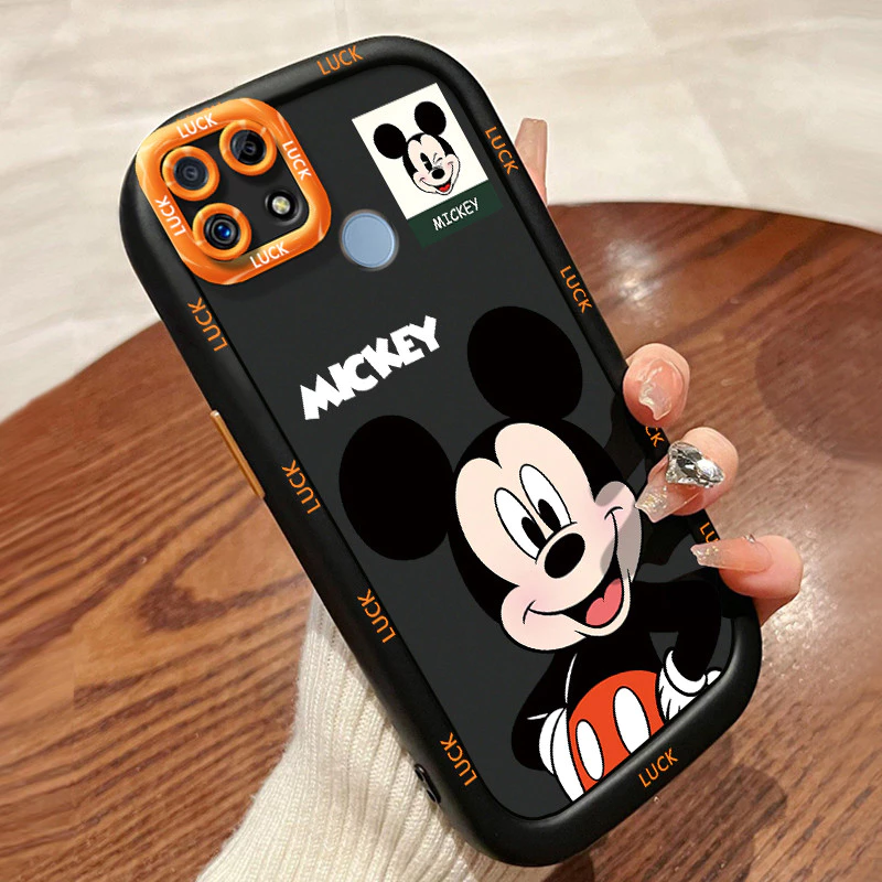 เคสสำหรับ Realme C12 C25 C25s C21Y C25Y Narzo 20 30A 50A เคสโทรศัพท์หนูซิลิโคนกันกระแทก