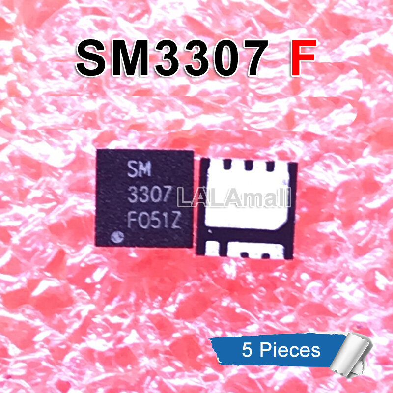 5 ชิ้น SM3307 SM 3307 DFN SM3307PSQGC SM3307PSQGC-TRG DFN3x3 IC ใหม่