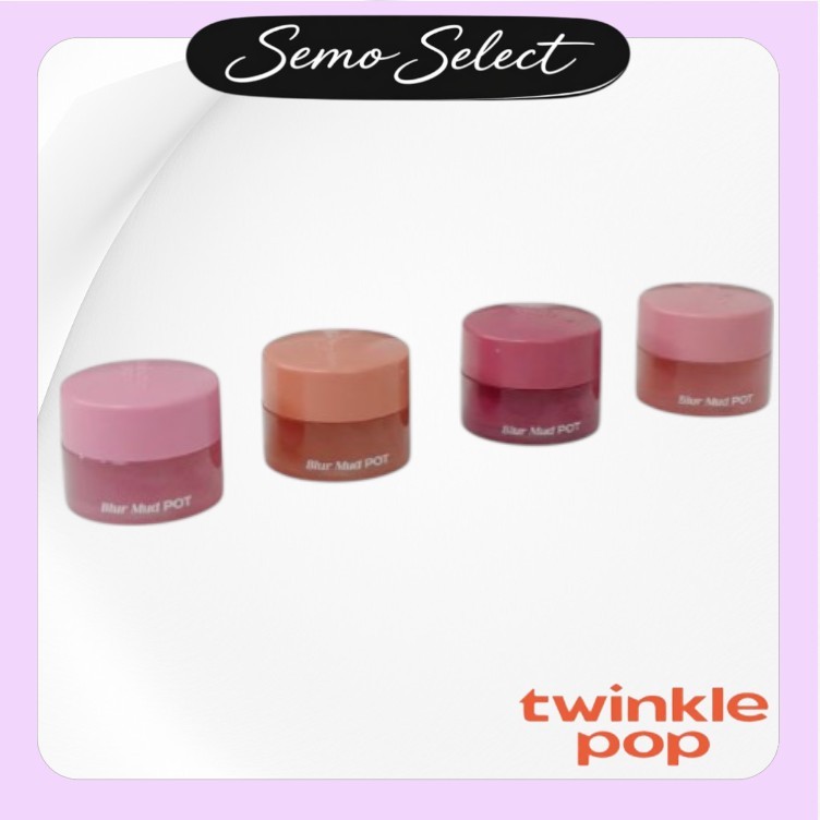 DAISO Twinkle Pop l Blur Mud Pot 4 สี