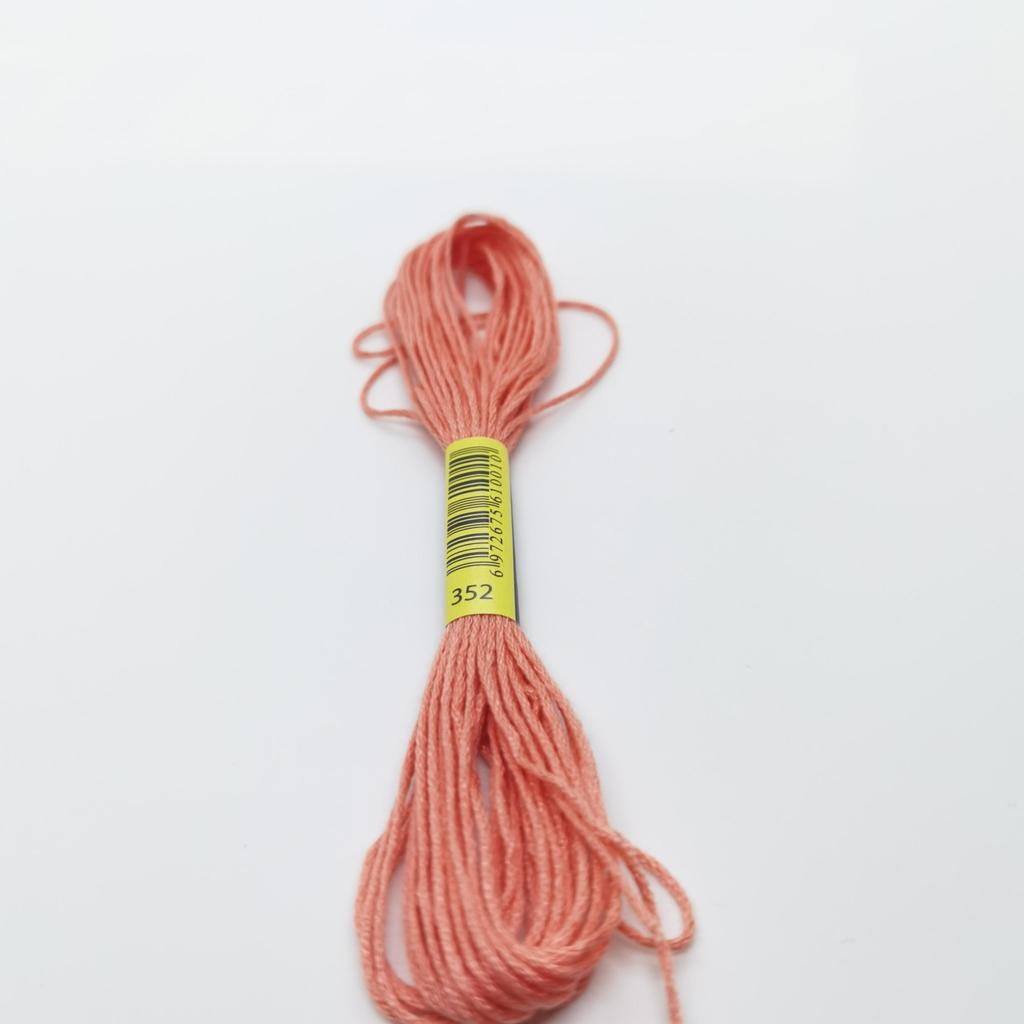 10 Skeins DMC สี 310 สีดําพรีเมี่ยมผ้าฝ้ายเย็บปักถักร้อยไหมขัดฟัน 8 เมตร DIY หัตถกรรม Cross Stitch วัสดุ