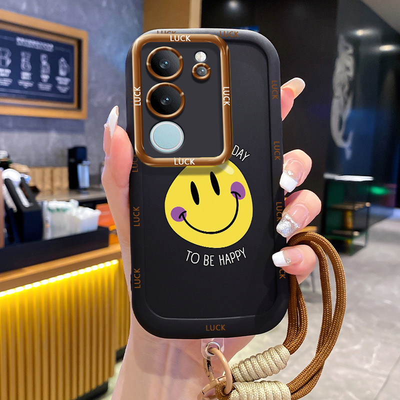 เคส VIVO V29 5G V29E 5G V29 Pro 5G พร้อมเชือกเส้นเล็กการ์ตูน