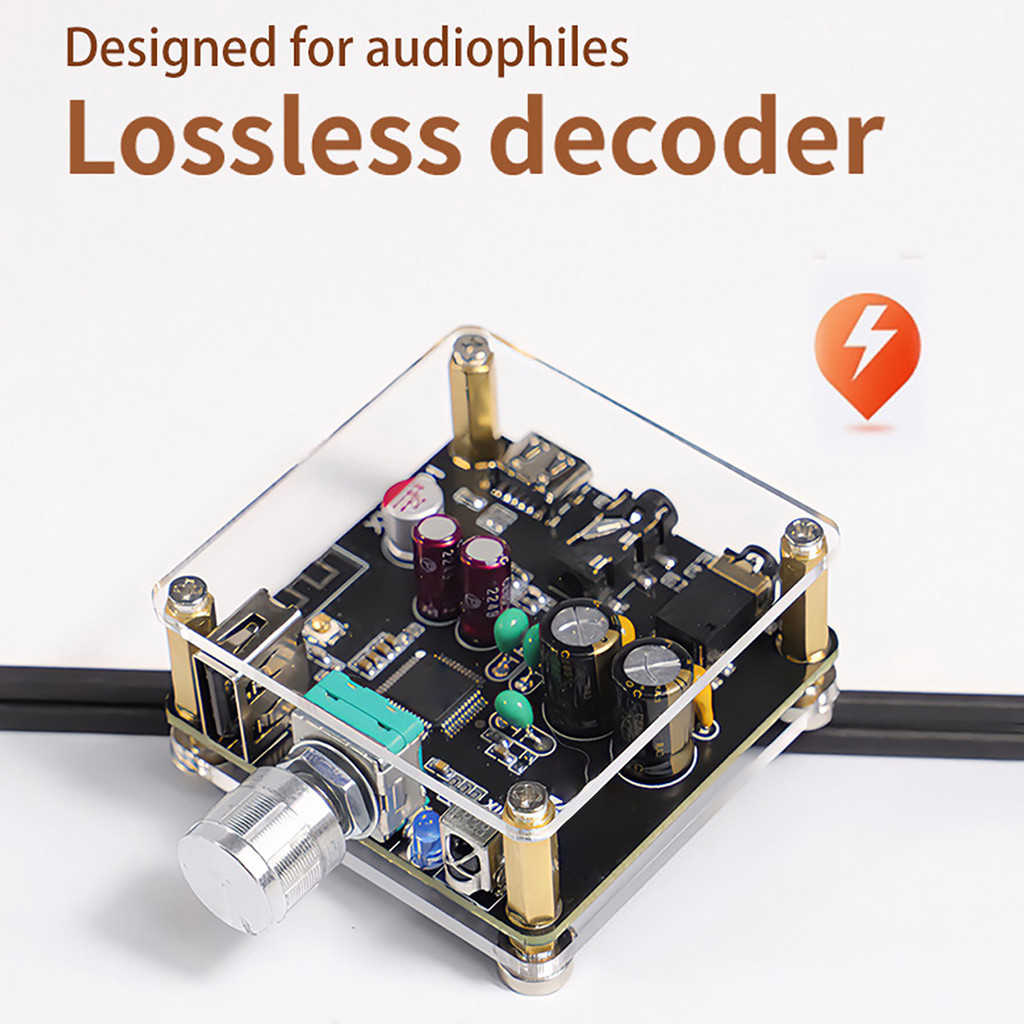 [Rococo1-TH] 1411kbps Lossless BT USB ถอดรหัสเครื่องเล่นบอร์ดรับสัญญาณเสียงเครื่องขยายเสียงแม่เหล็กด