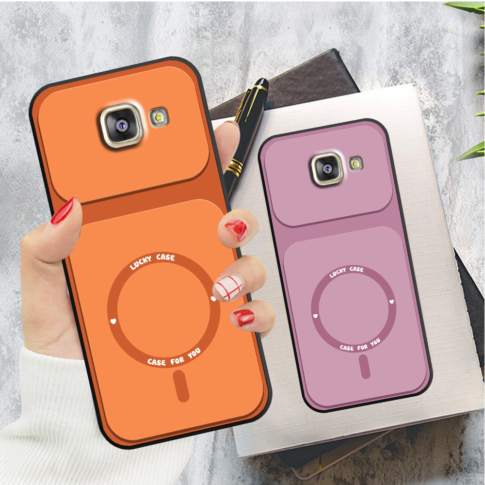 เคส Samsung A9 Pro / C9 Pro พิมพ์ลายวงกลม luckycase