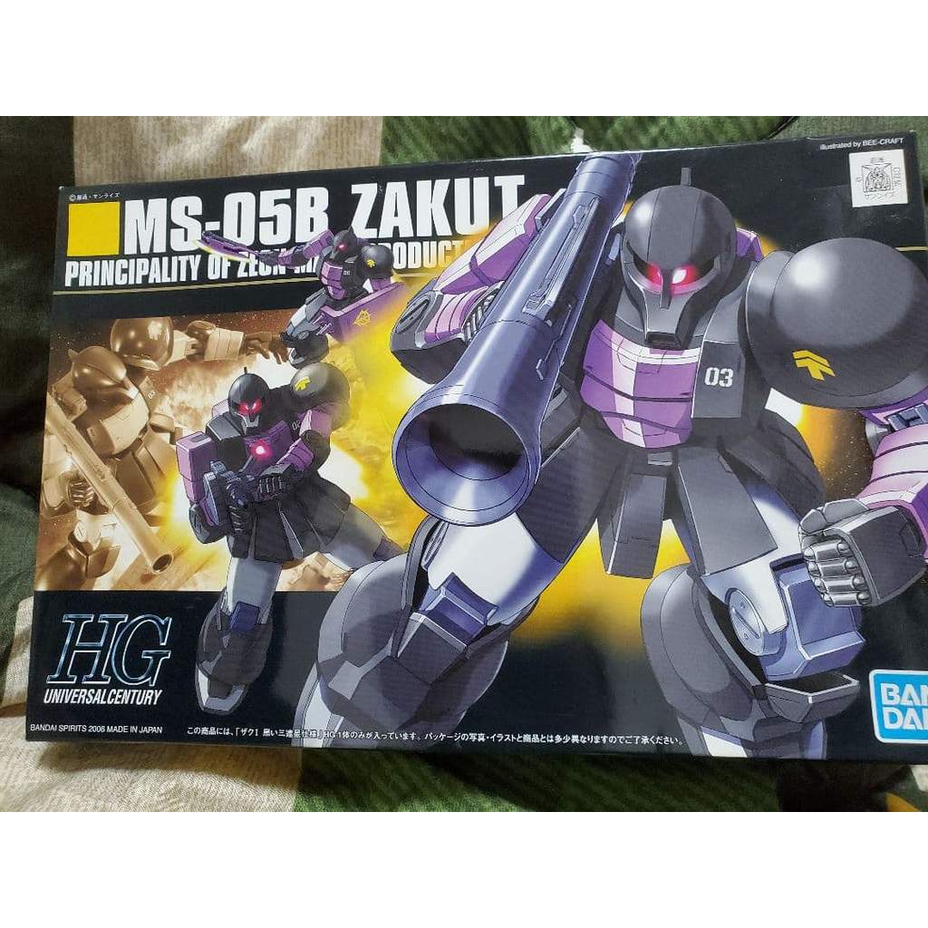 【Direct from Japan】ข้อมูลจำเพาะของ HG Zaku I Black Tri-Stars【Japan Exclusive】