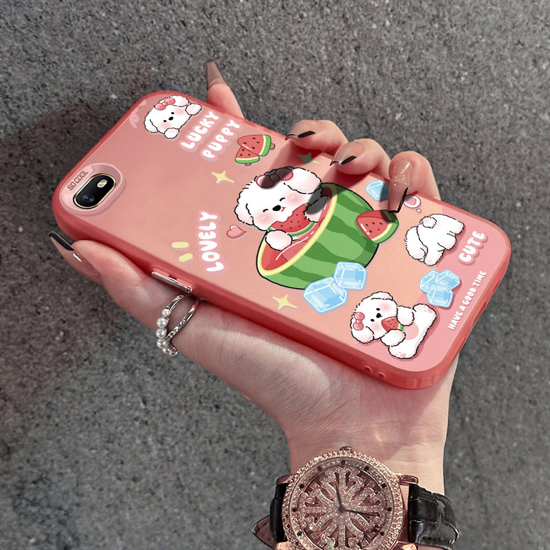 เคสสำหรับ Realme C2 C2s OPPO A1K เคสโทรศัพท์สุนัขแพนด้าแตงโมป้องกันการตกกันกระแทก
