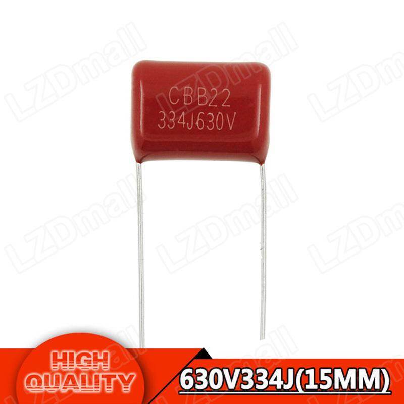 10pcs 630V334J 0.33UF 334J630V 630V 334 330NF CBB Polypropylene Film Capacitor Pitch 15 มม.ใหม่เดิม