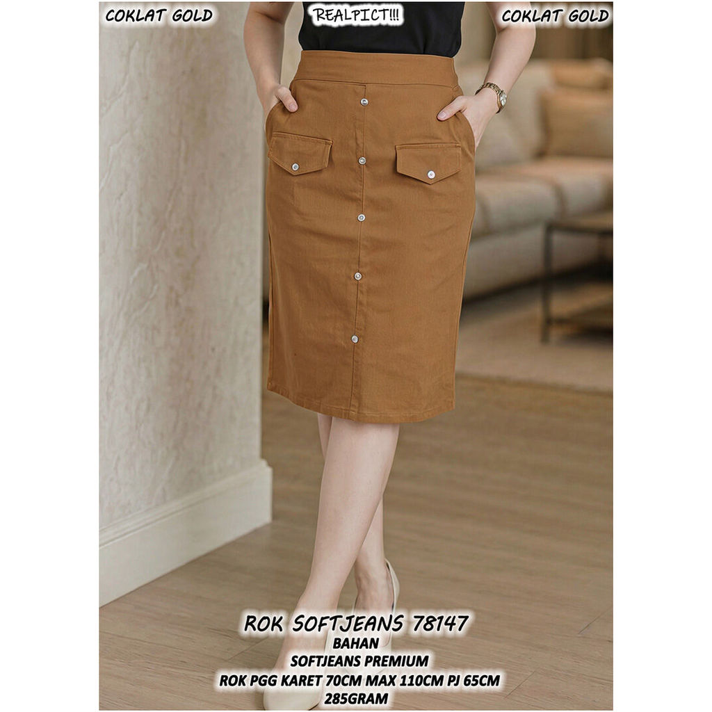 ผู้หญิง SOFTJEANS SKIRT 78147 CLR054 CLY054
