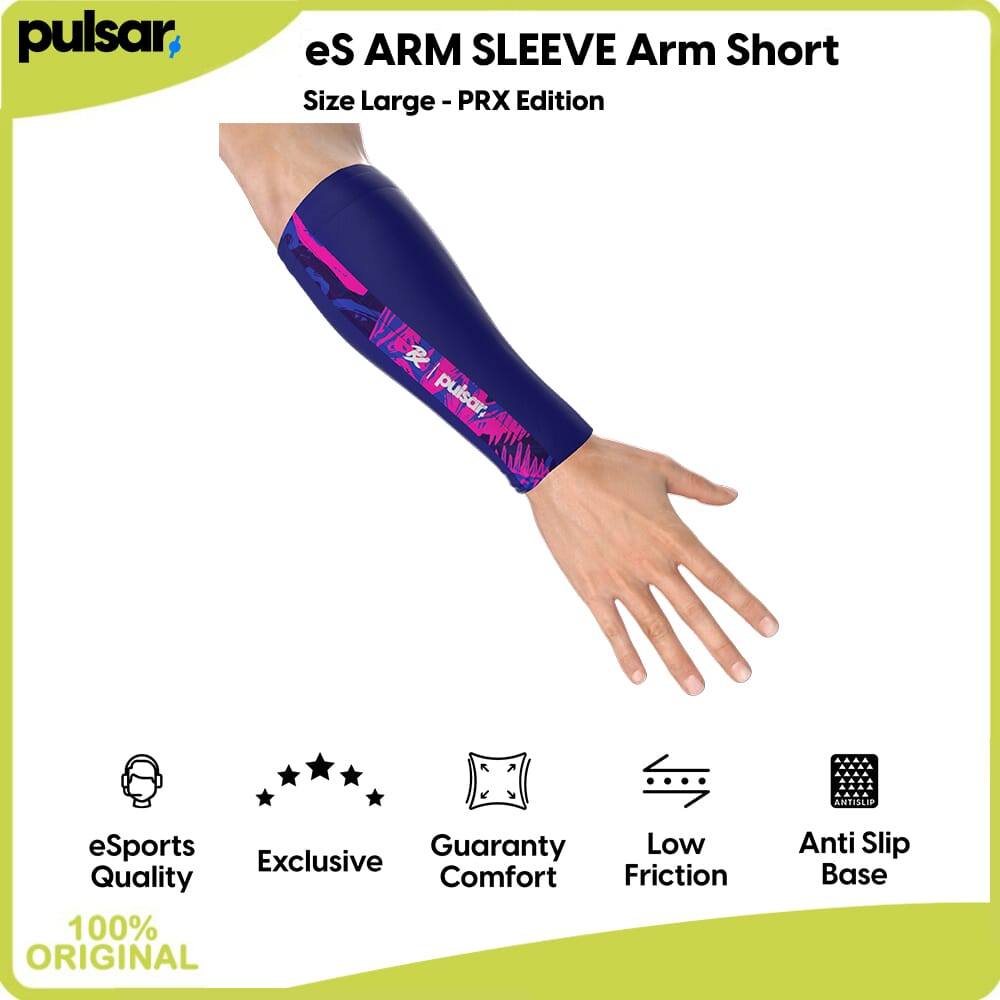 Pulsar เมาส์สําหรับเล่นเกมอุปกรณ์เสริม eS ARM SLEEVE แขนสั้นขนาดใหญ่ PRX Edition สบายไม่มีรอยต่อ Fit